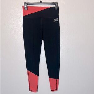 DKNY Black and Red Leggings